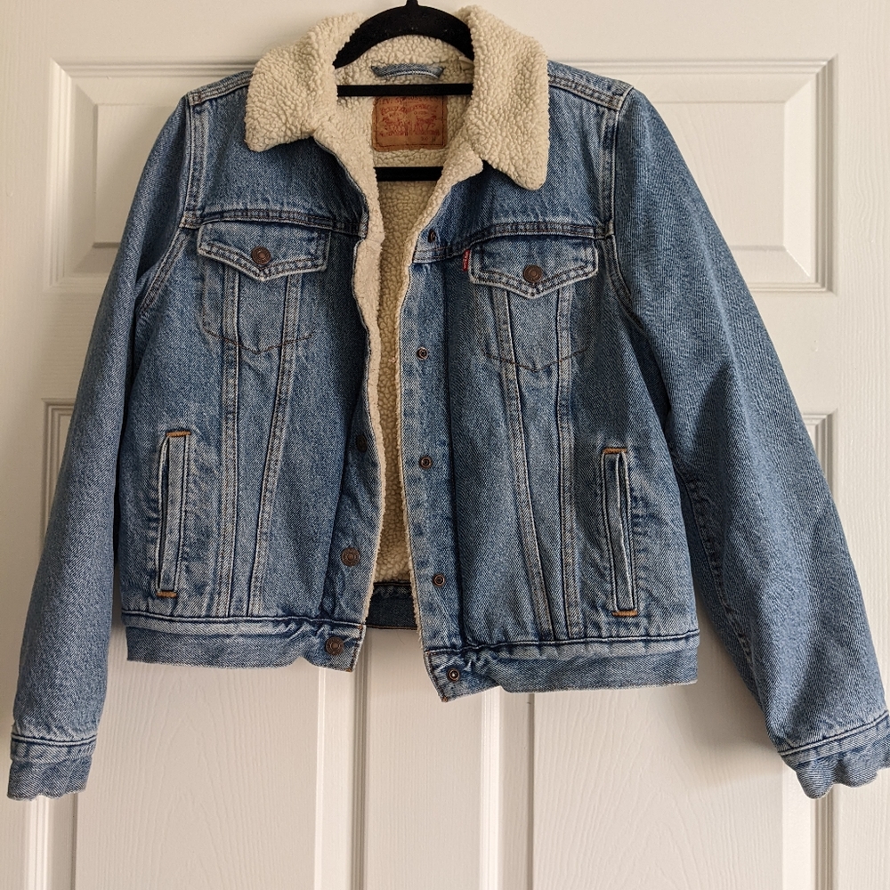 Levi EX-BOYFRIEND SHERPA TRUCKER JACKET